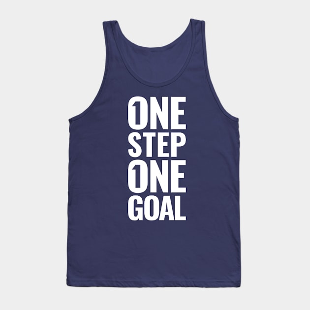 One step. One goal. Tank Top by Magicform